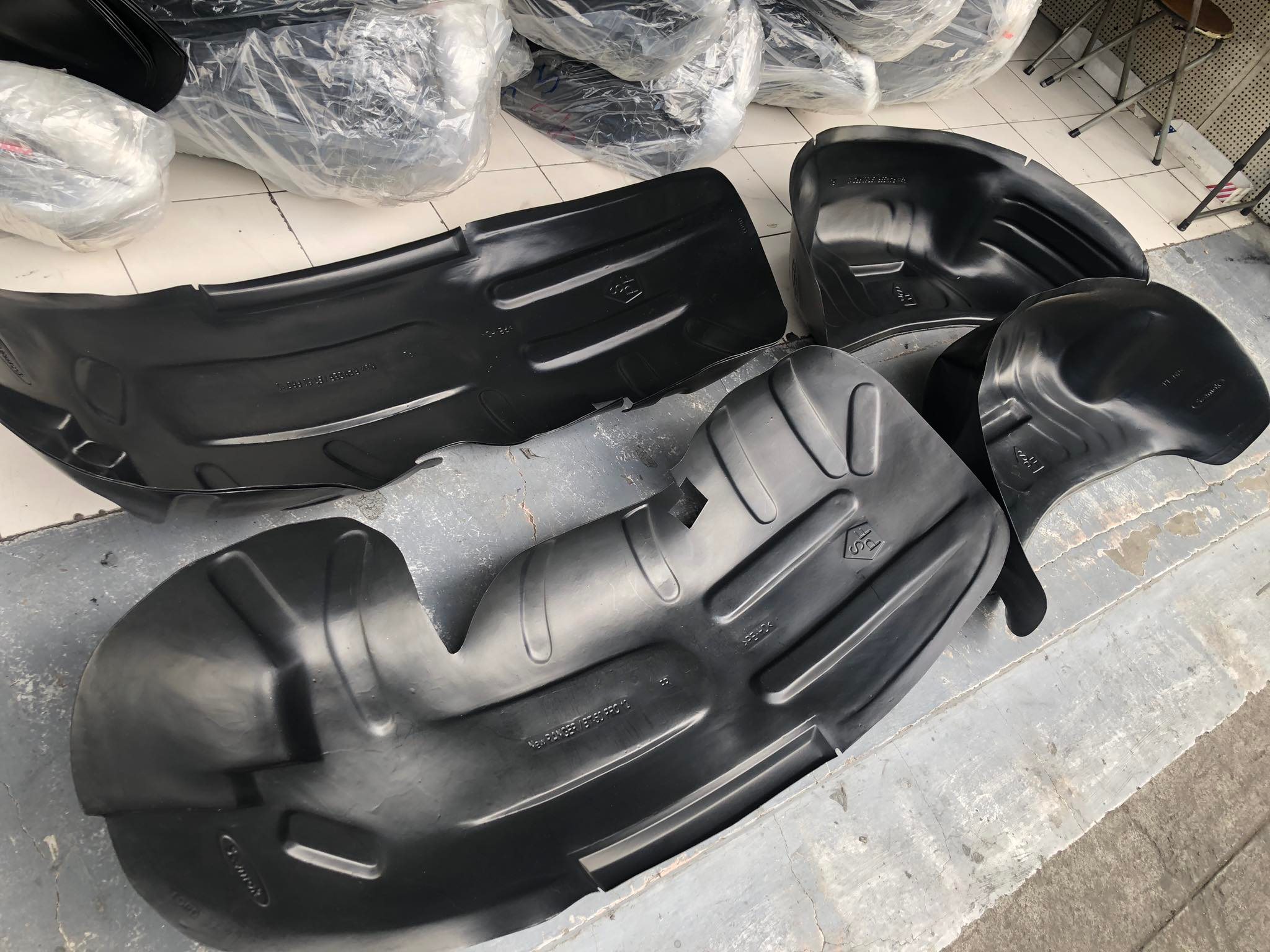 FENDER LINERS for FORD RANGER 2015-2020 Set Of Fender Liners