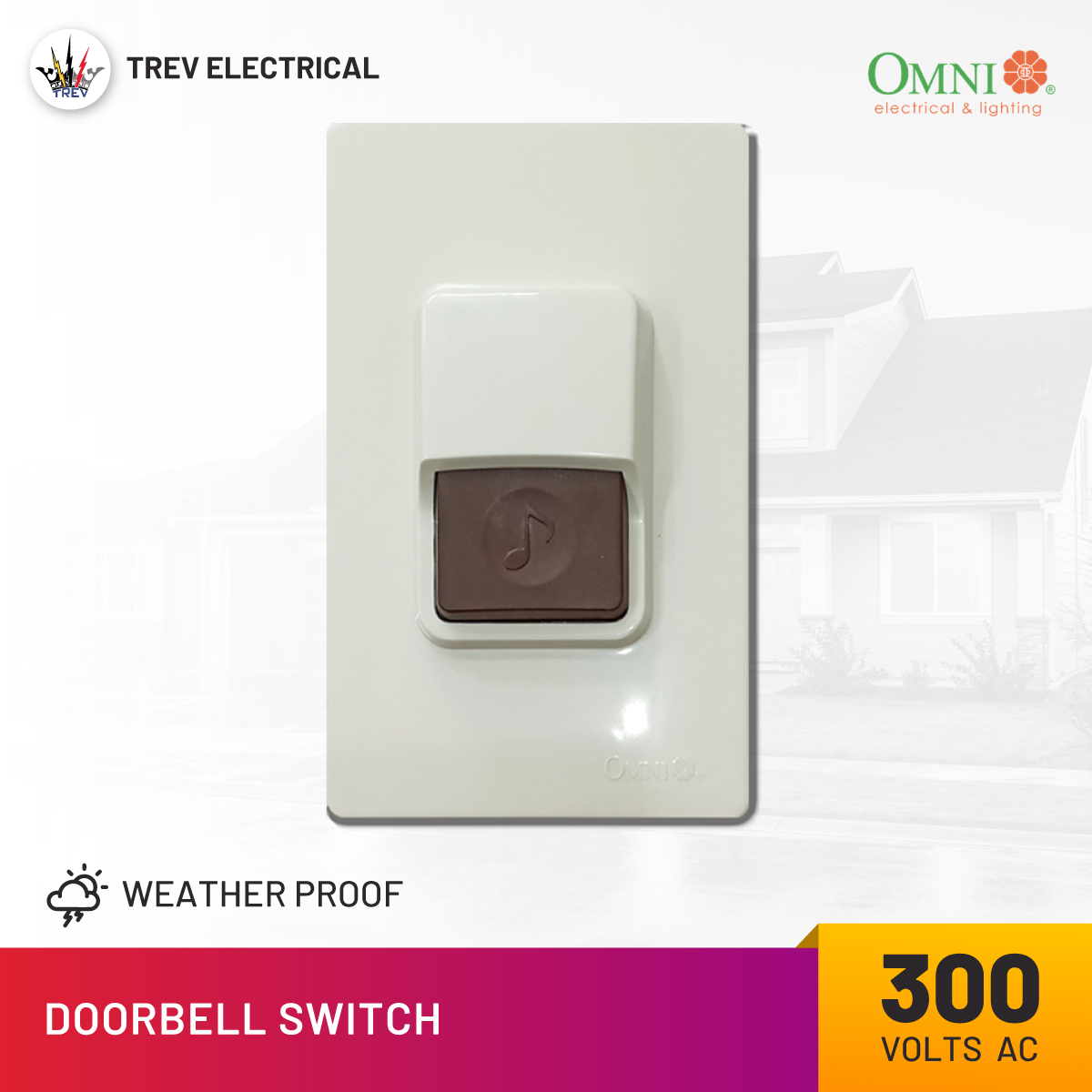 TREV OMNI Doorbell Switch Waterproof Lazada PH