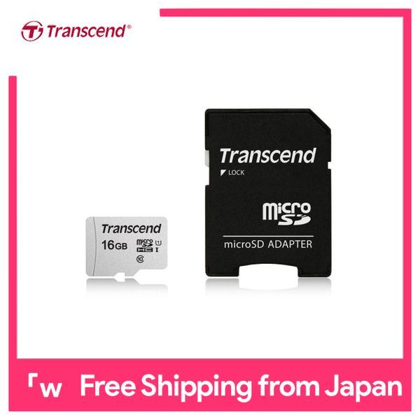 Thẻ Micro SD Transcend, UHS-I 16GB Nintendo Switch Class10/ 3DS Hoạt Động Xác Nhận TS16GUSD300S-AE