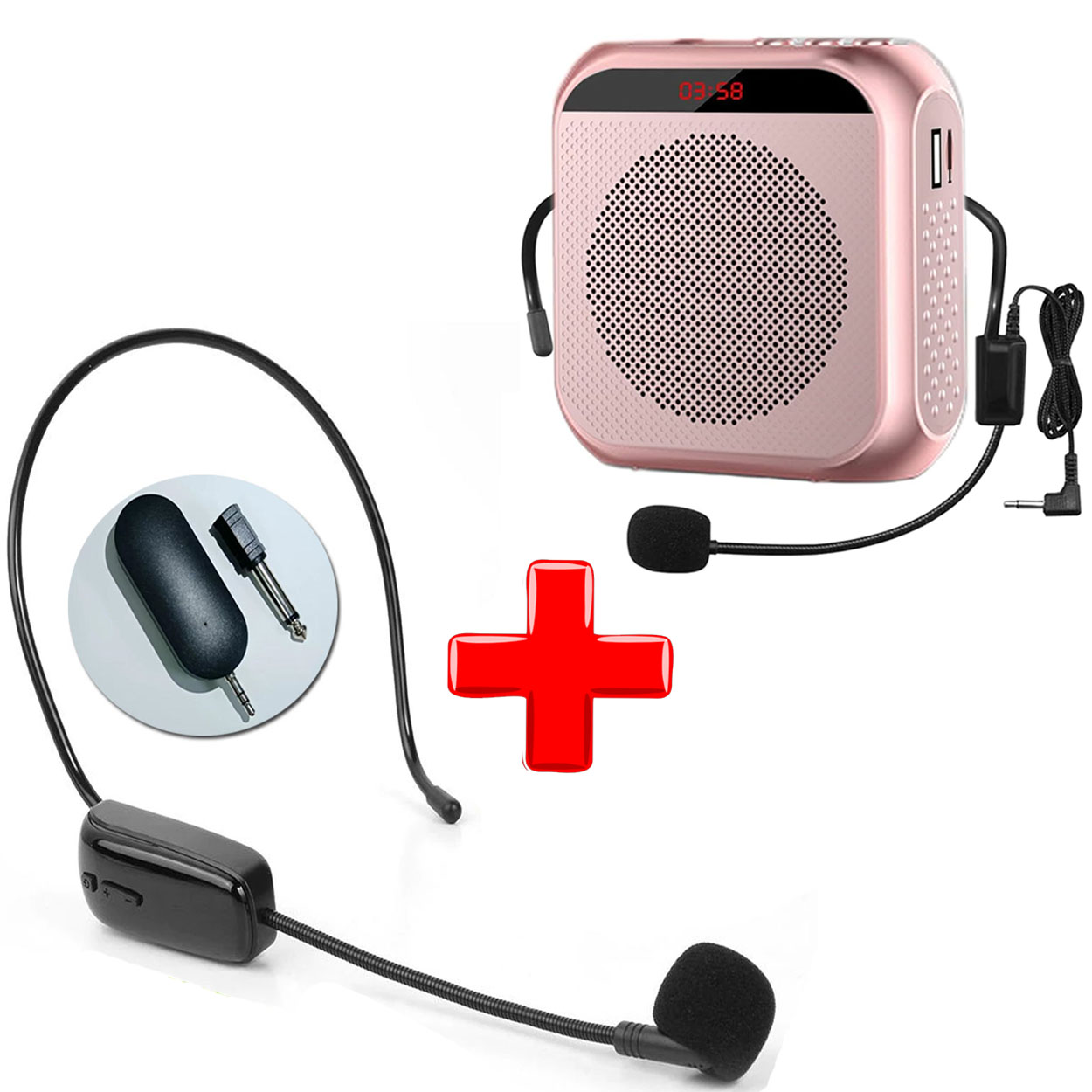mic bluetooth lapel microphone wireless for teaching with loud speaker