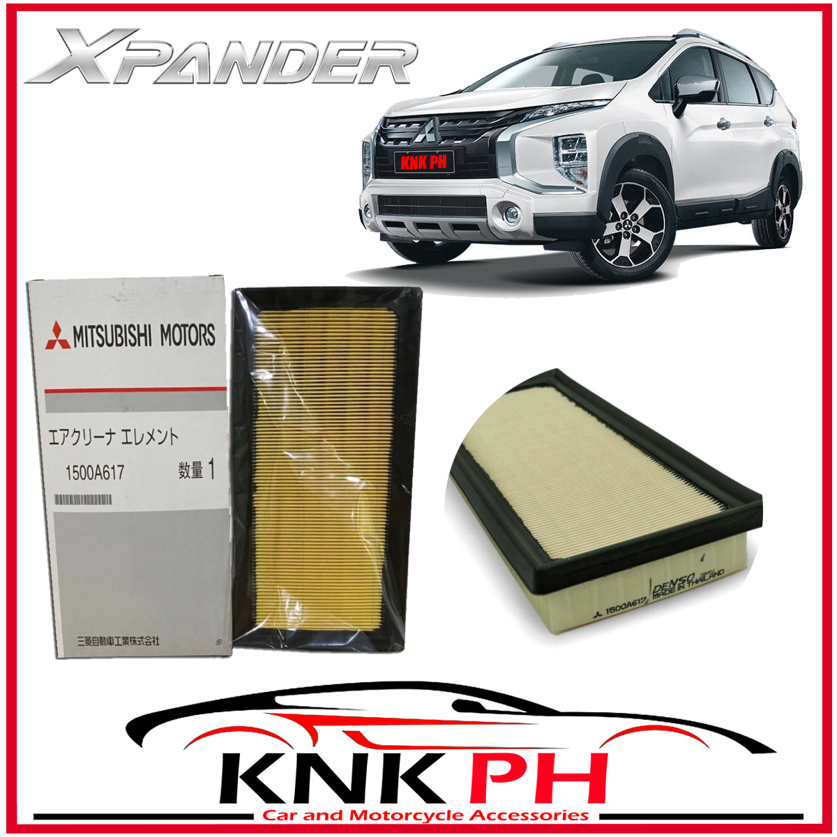 Mitsubishi XPANDER 20182022 Air Filter Original Denso Thailand Air
