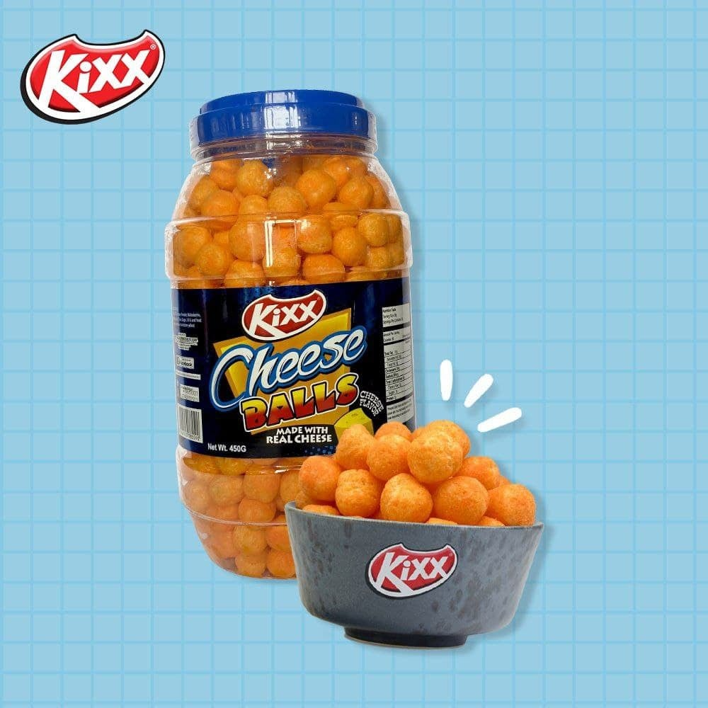 KIXX SNACK TIME CHEESE CURLS CHEESE BALLS CHEESE TWISTER CURLS CHOCO