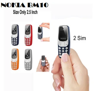 [REMI ELETRONIC.PH] NOKIA BM10 Wireless Bluetooth Dialer Mini phone Dual Sim
