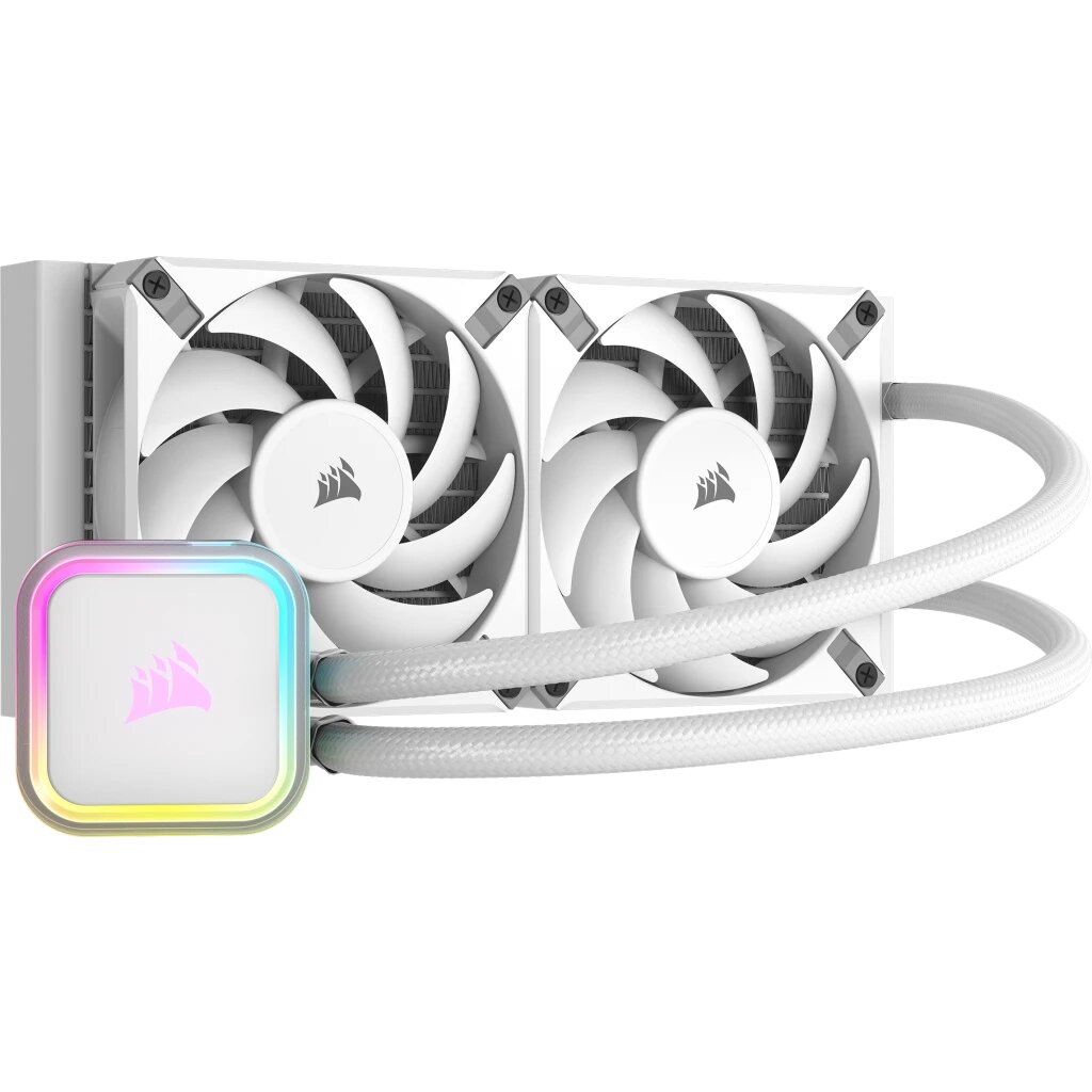 Corsair iCUE H100i RGB Elite Liquid CPU Cooler White CW-9060078-WW