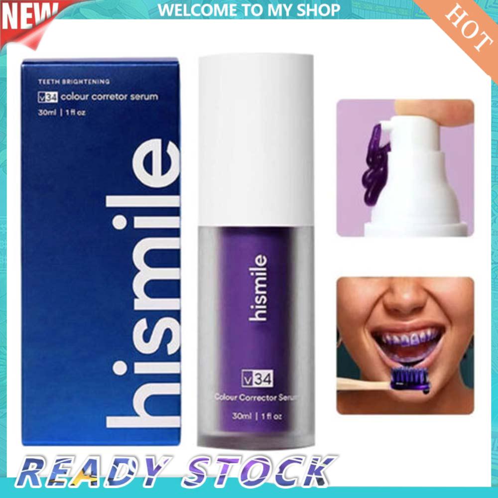 HiSmile Teeth V34 Colour Corrector, Purple Teeth Whitening, Tooth