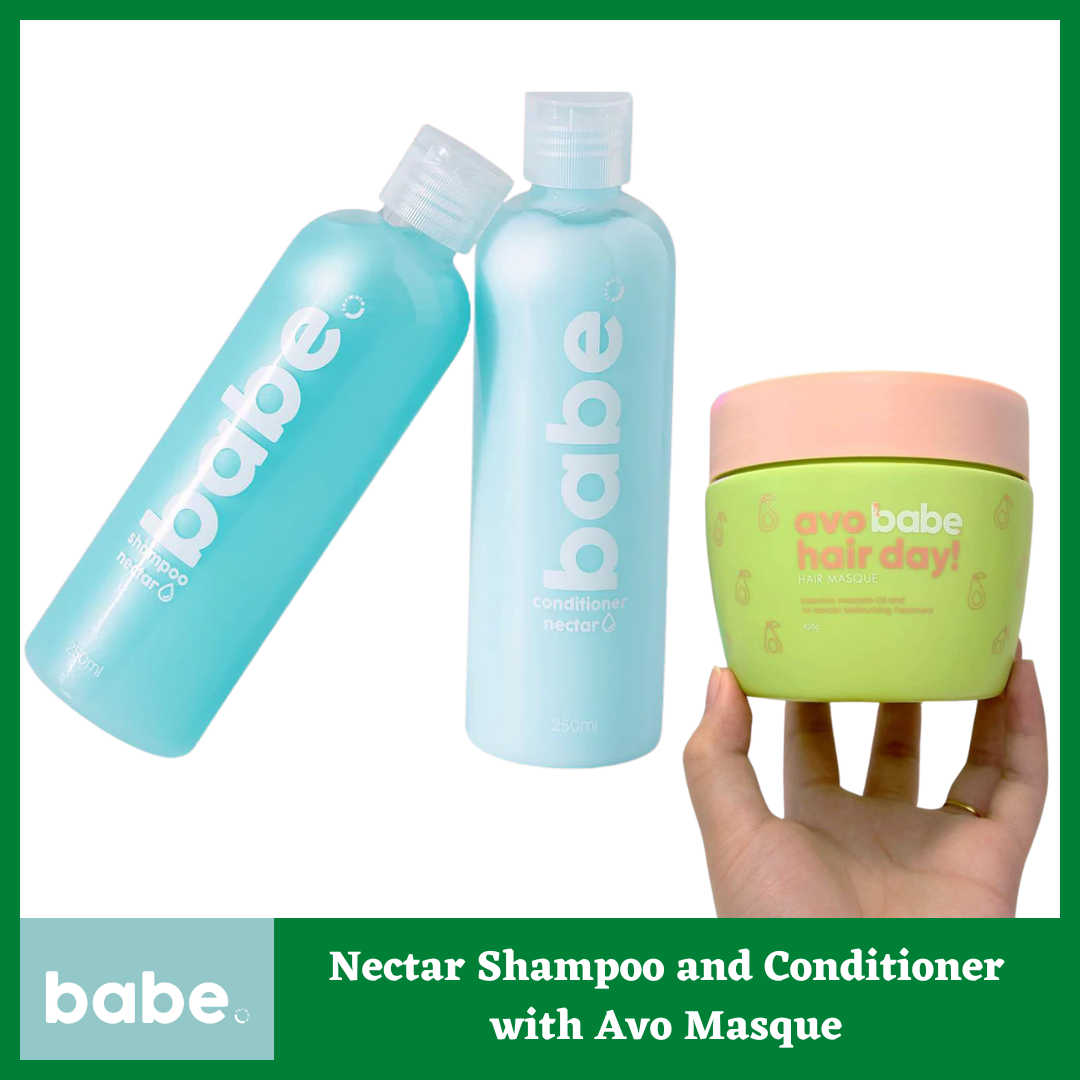 Babe Formula Shampoo and Conditioner Nectar 250 ml/set with Avo Babe