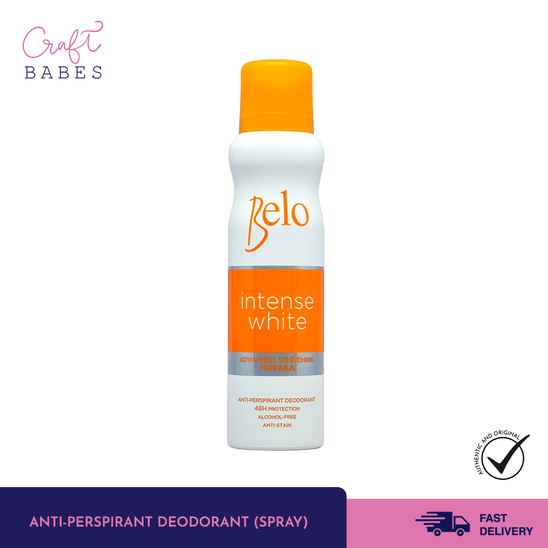 Belo Intense White Antiperspirant Deodorant Spray 140ml Lazada PH