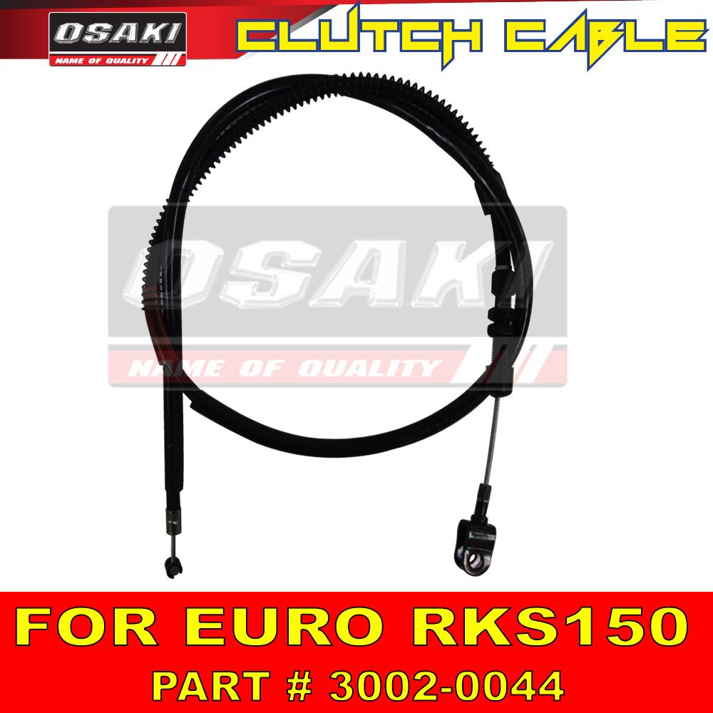 Osaki Motorcycle Clutch Cable for EURO RKS150 PART # 3002-0044