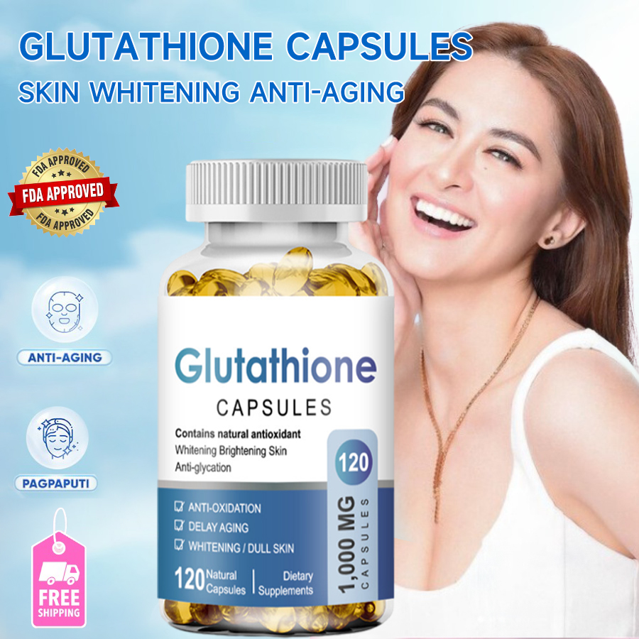 Glutathione Capsules Powerful Whitening Reduce Dull Skin Supplement ...