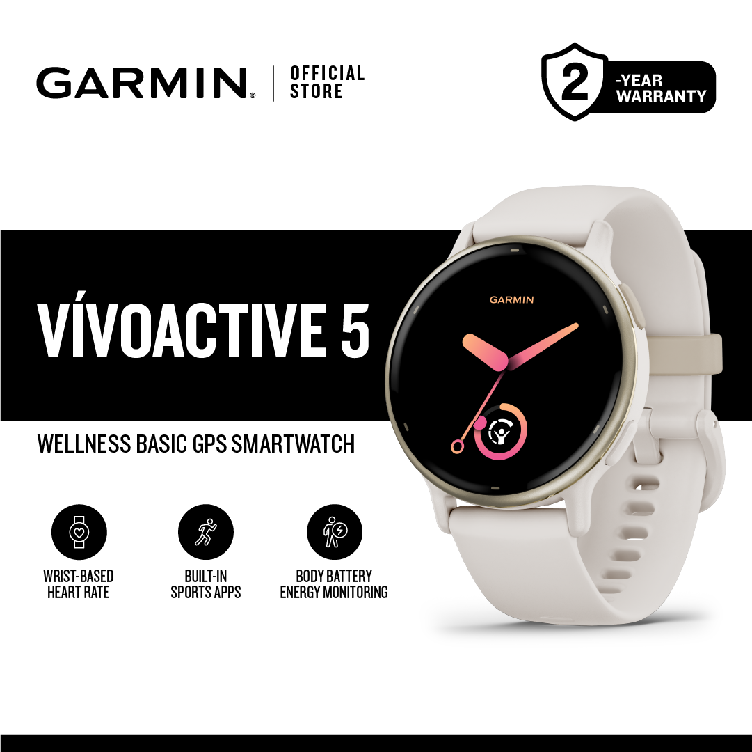 Garmin vívoactive Wellness Basic GPS WiFi Smartwatch Wifi