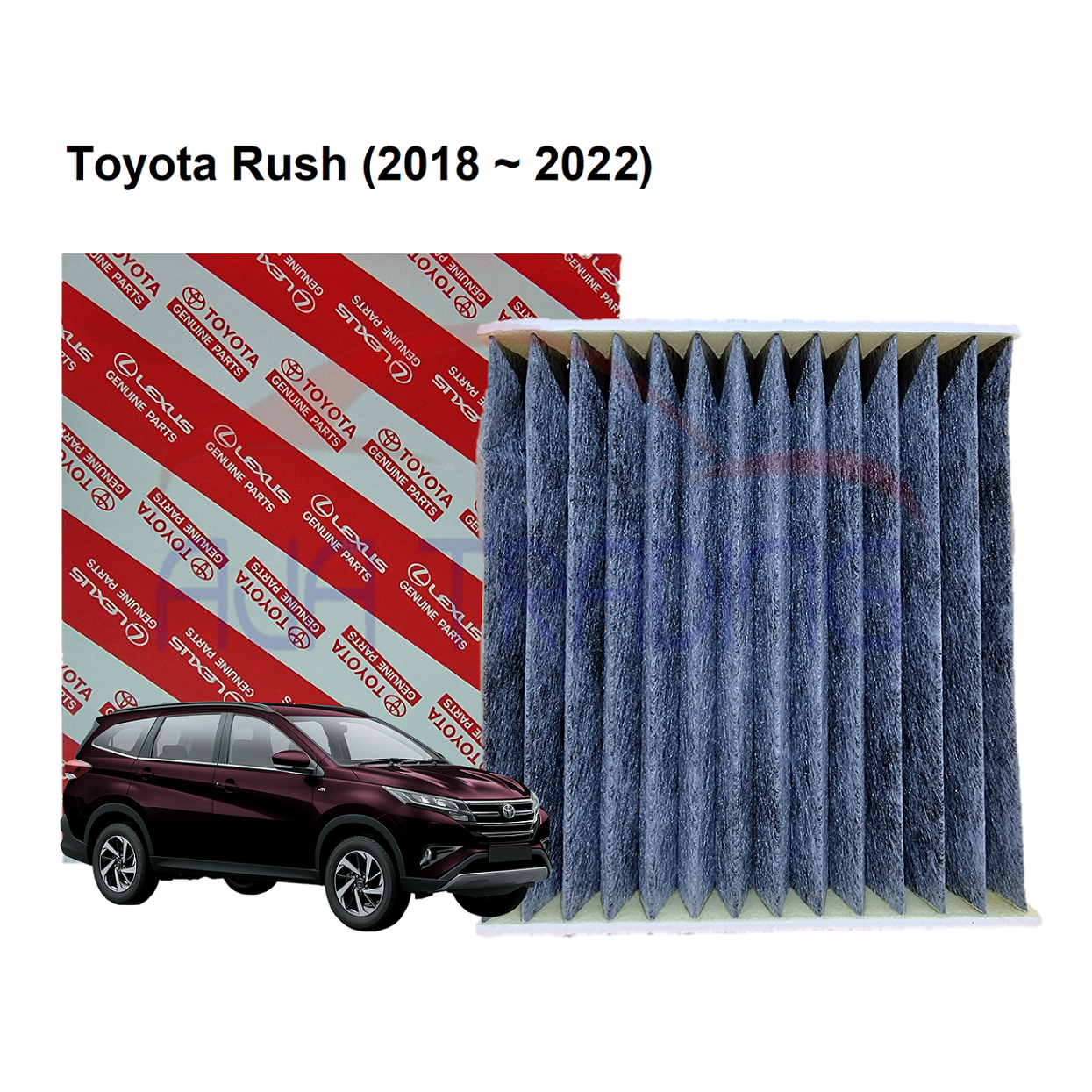 Charcoal AC Cabin Filter for Toyota Rush (2018 2022) Lazada PH