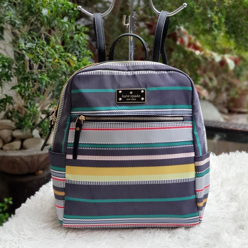 ladies backpack with side pockets