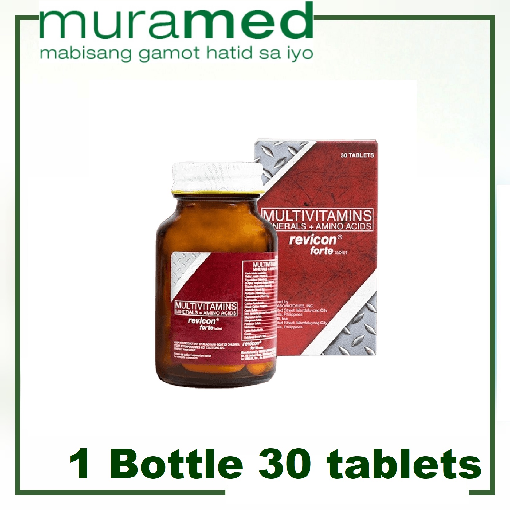 Revicon Forte Tablet 30's per bottle Lazada PH