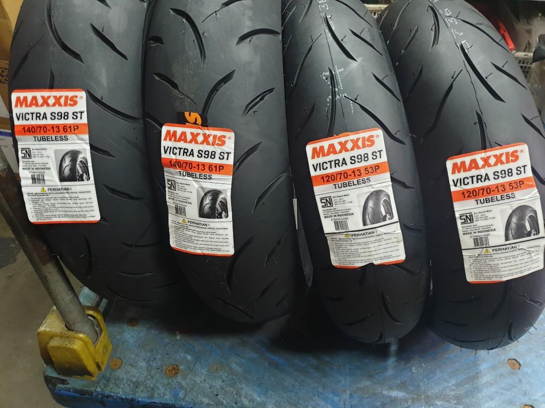 Maxxis Victra S98 ST Tires For NMAX AEROX ADV 150 160 PCX 160 Tubeless Lazada PH