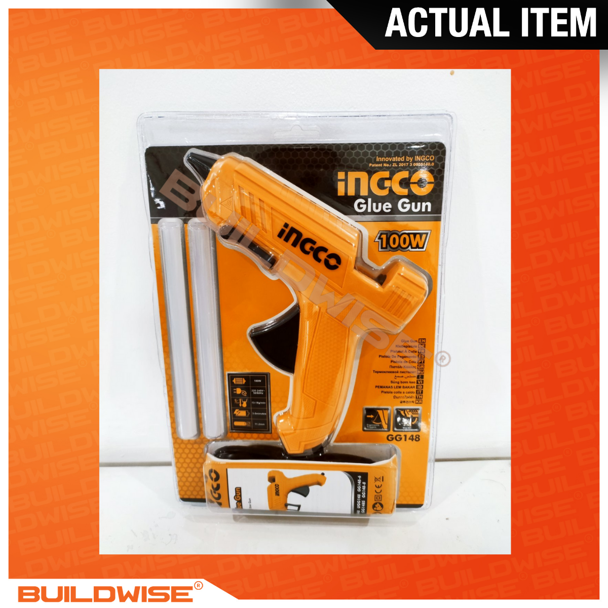 Ingco Glue Gun 100w GG148 「BUILDWISE®」 *NEW ARRIVAL* Lazada PH