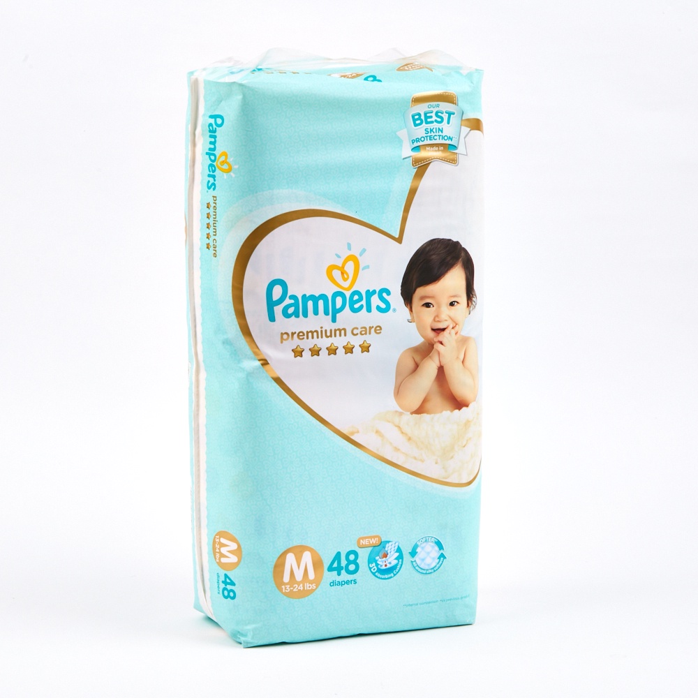 Pampers Premium Care Medium Tape Diaper 1324lbs 48 pcs Lazada PH