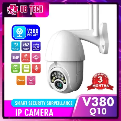 V380 Q10 IP CAM WIFI Camera Monitor Indoor Outdoor 1080p HD Dome IP Camera CCTV Security Cameras Home Surveillance IR-CUT Baby Monitor