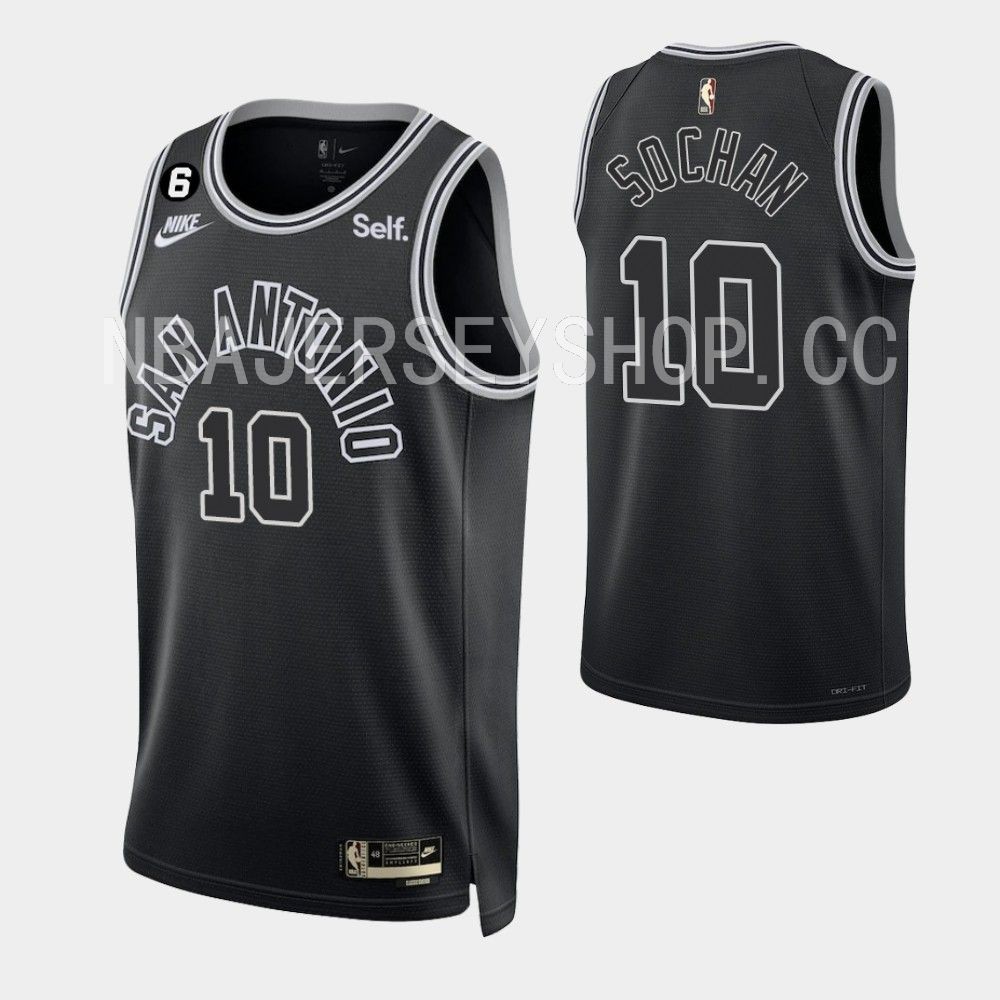 Men's Fanatics Branded Jeremy Sochan Black San Antonio Spurs 2022 NBA Draft First  Round Pick Fast Break Replica Player Jersey - Icon Edition