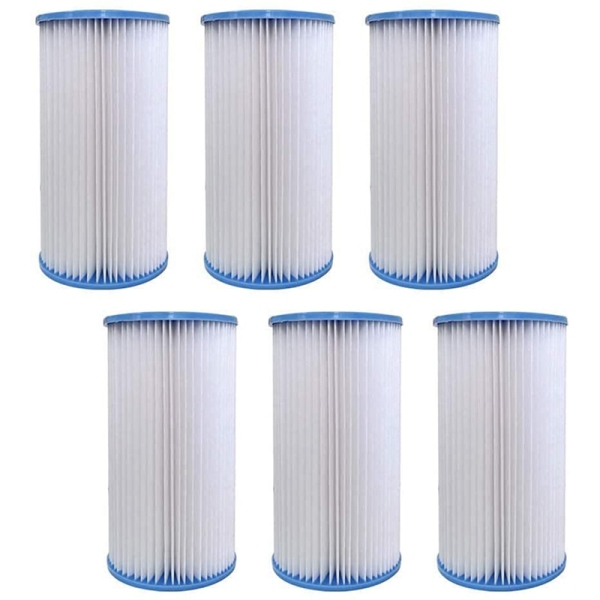 Type a Replacement Filter Cartridge Compatible for INTEX Pools, Replacement Filter Cartridge for 29000, 6 Pack