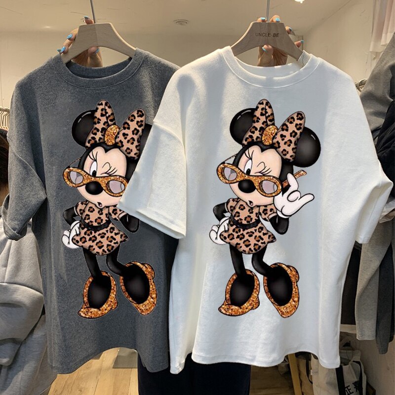 90’s　Disney/ディズニー ”Mickey & Minnie” Tee