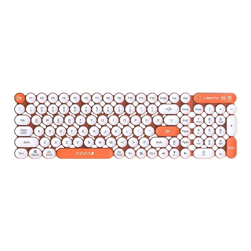 LANGTU OG102 membrane slient keyboard hollow keyboard 2.4G