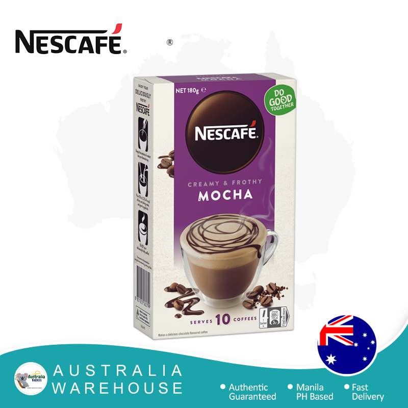 NESCAFÉ Creamy & Frothy Mocha 10 Coffee Sachets 180g. | Lazada PH