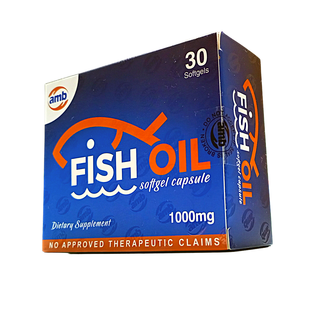 AMB HK Fish Oil 1,000mg 30 Softgels Lazada PH
