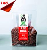 1KG Organic Red Rice - High Quality, Uncooked Weight Management Rice