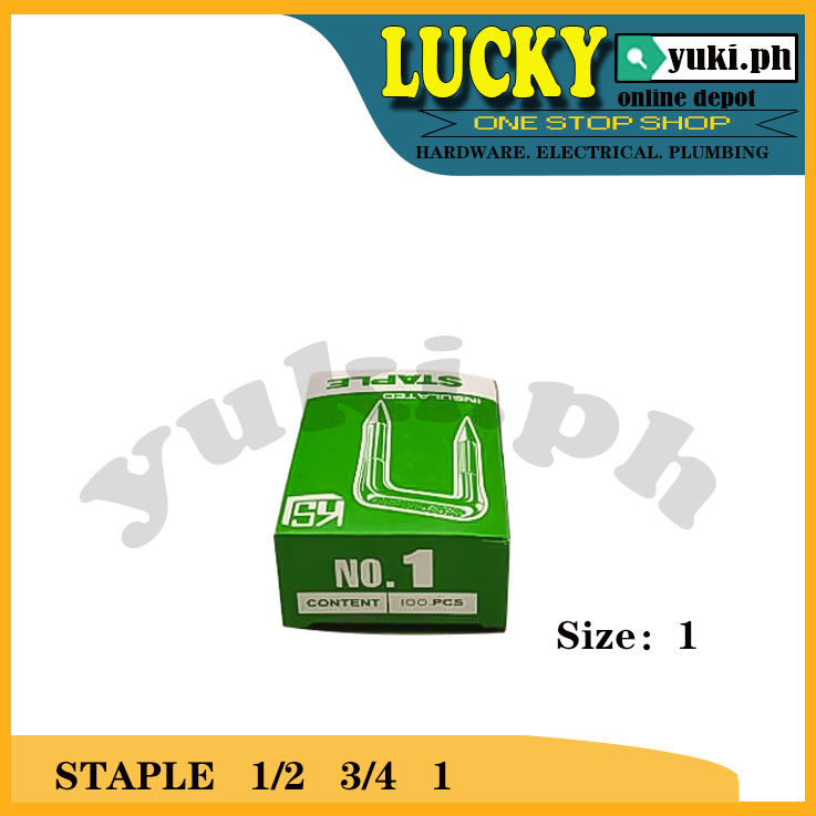 Insulated Staple Wire 1/2 " , 3/4 ", 1 " Lazada PH