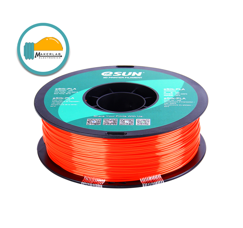 Esun Silk PLA Filament 1.75mm 1KG 3D Printer – Makerlab Electronics