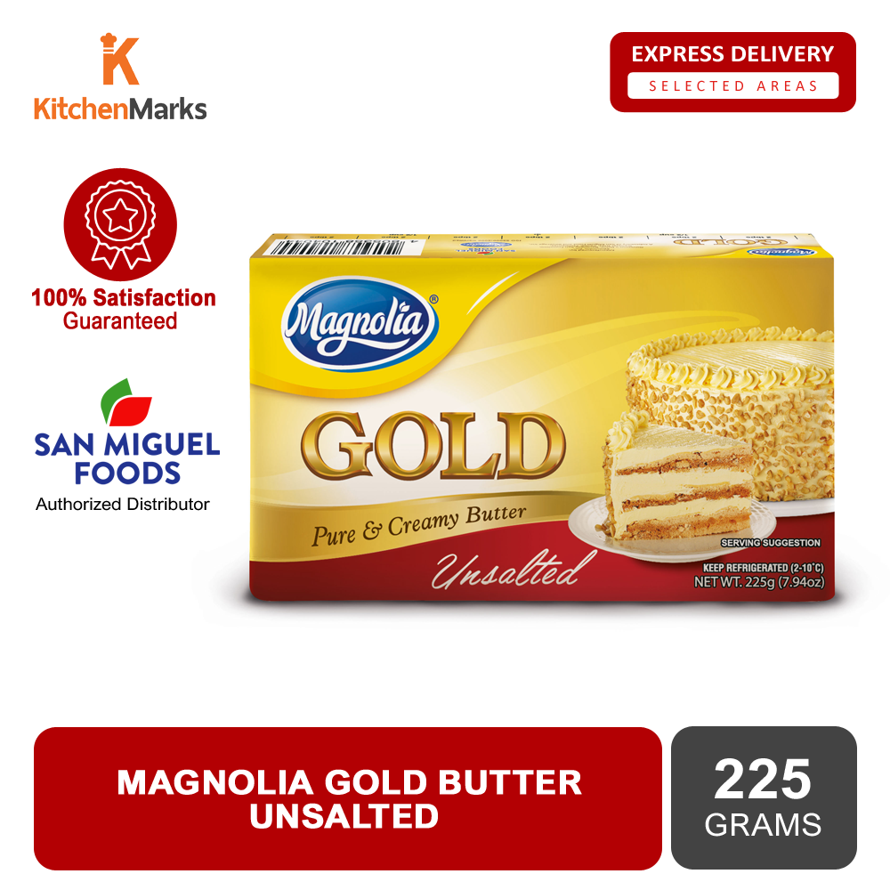 Magnolia Gold Butter Unsalted 225g Express Delivery Lazada PH