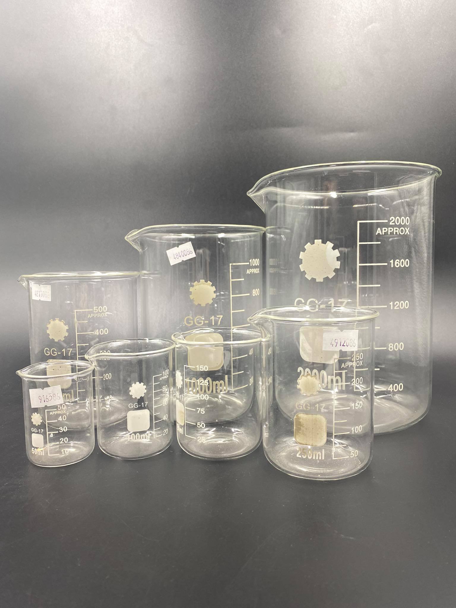 BEAKER GLASS LABORATORY (AVAILABLE IN 2L, 1L, 500ML, 250ML, 150ML