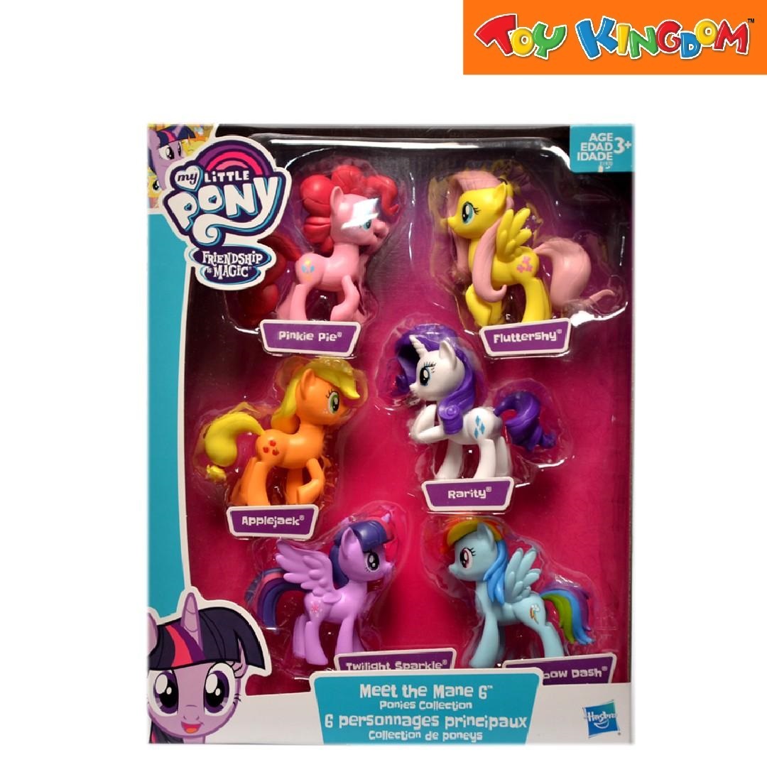 My Little Pony Friendship is Magic Meet the Mane 6 Ponies Figure ...