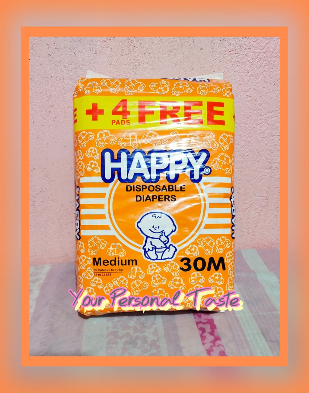 Happy Diaper Regular Medium (M) 30 pcs Lazada PH