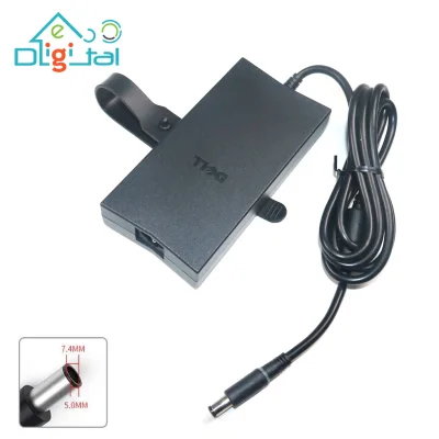 EcoDigital Original Laptop Charger Dell 130W 19.5V 6.7A 7.4mm*5.0mm FA130PE1-00 PA-4E AC DC 19.5V AC Power Adapter Battery Charger