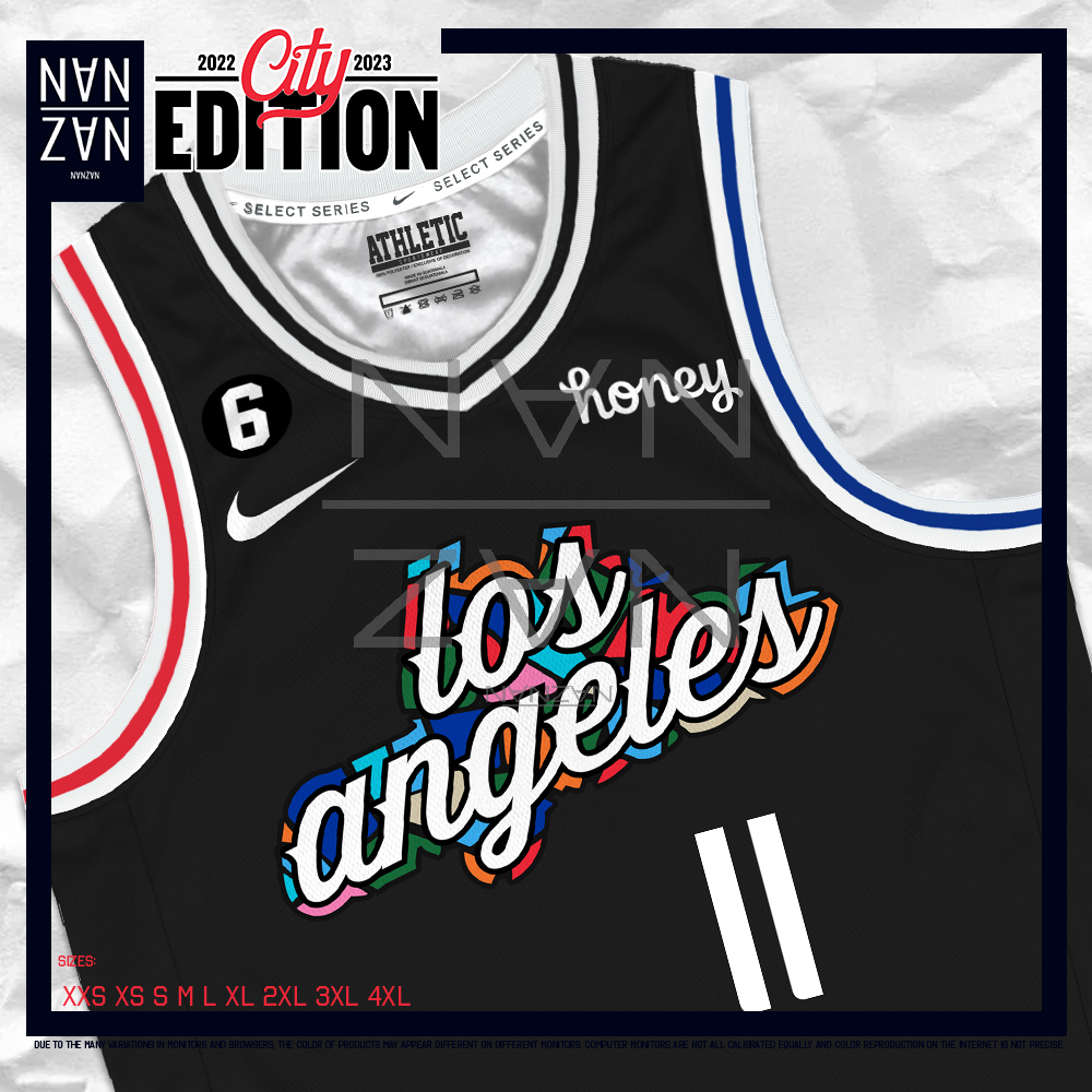 sublimation clippers jersey design