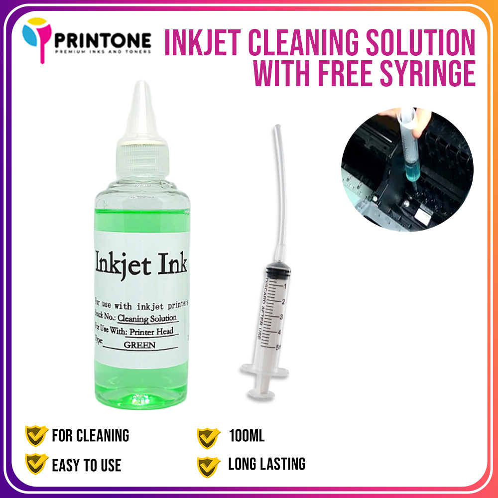 100ML Inkjet Cleaning Solution for Inkjet Printers Printer Ink