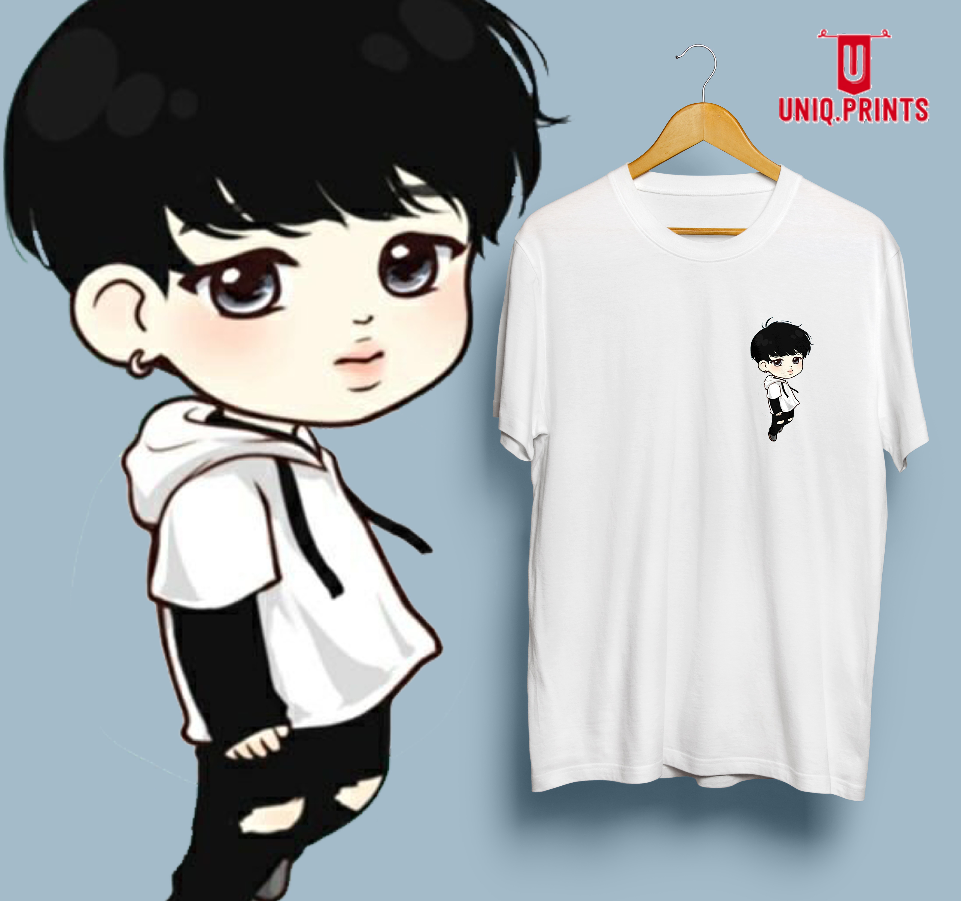  BTS Cartoon Design Tshirt Collection Unisex | Lazada PH