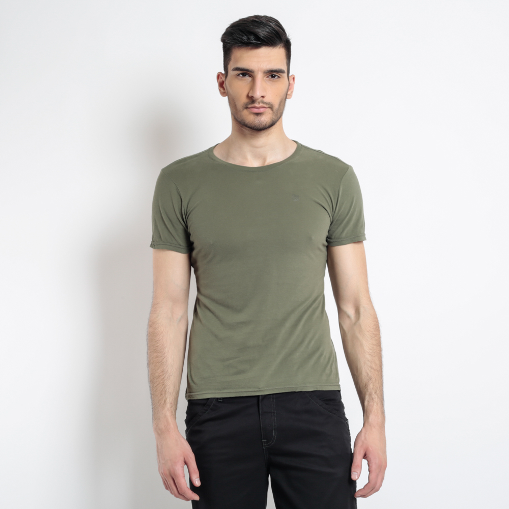 Wrangler Slim Cotton Round Neck Undershirt in Fatigue | Lazada PH