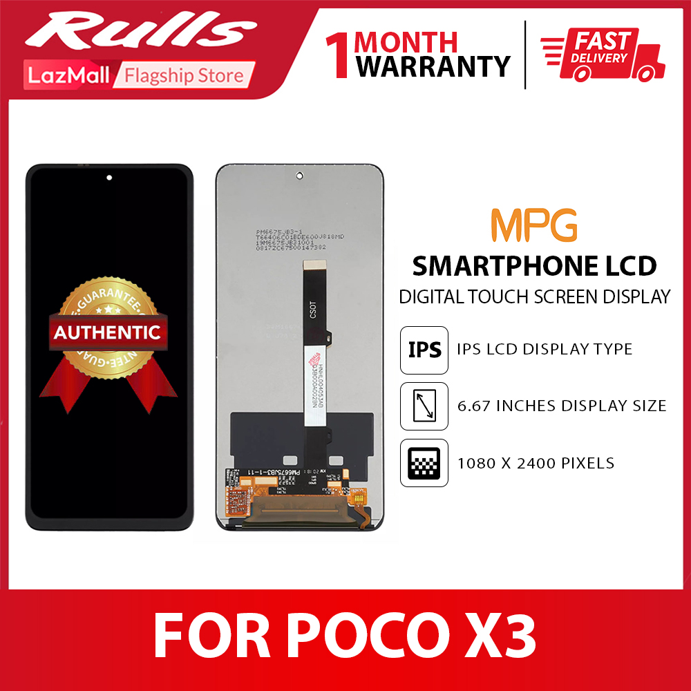 Smartphone LCD for Xiaomi Poco X3 Digital Touch Screen Display