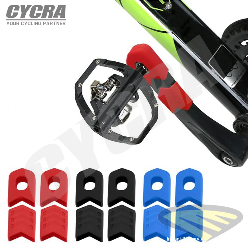 Bicycle Silica Gel Crank Arm Boots Black Durable Crank Arm Protectors Bike Accessory for Mountain Bike Road Bike 1 Pair Crank Arm Boots 