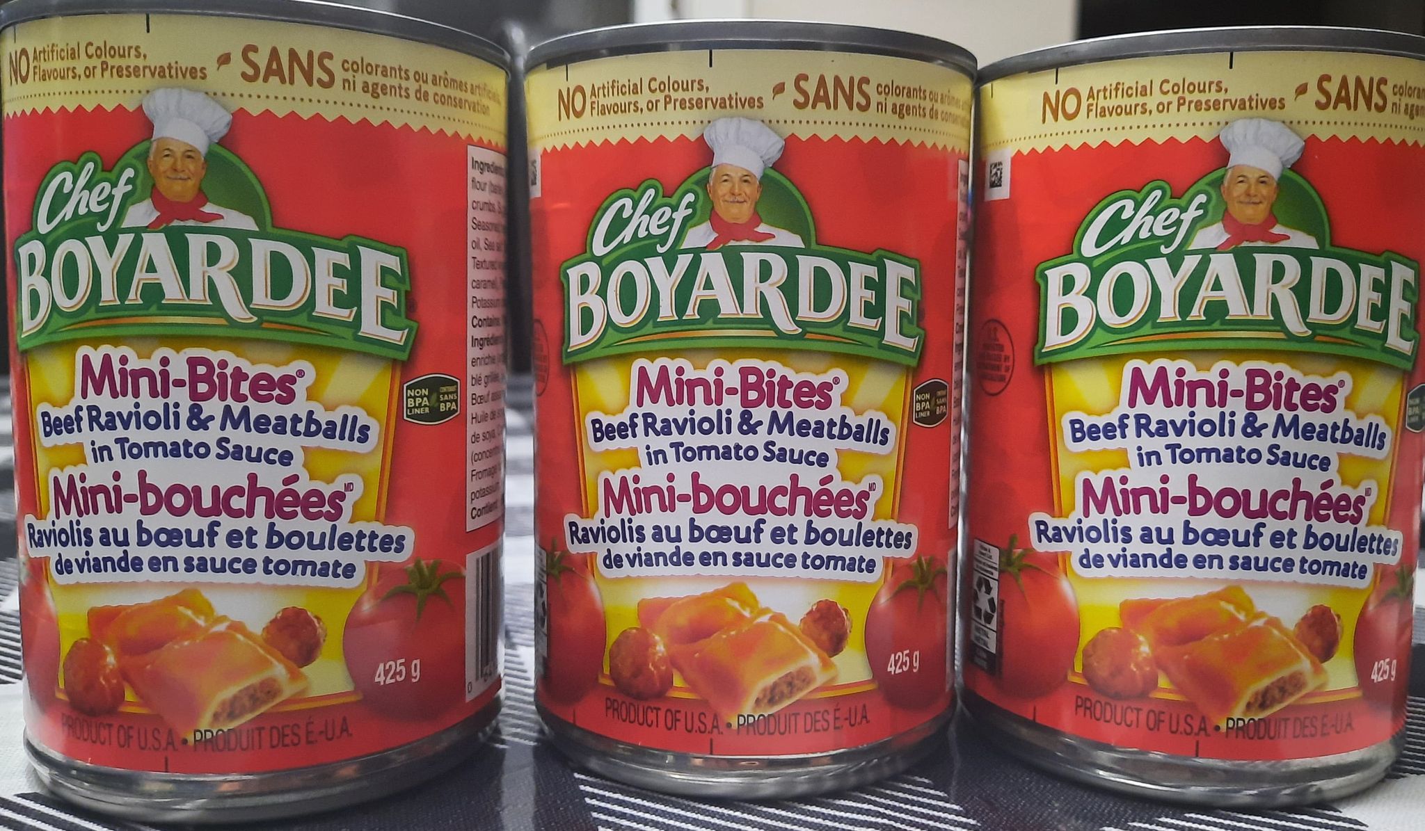 NEW and ORIGINAL - Chef Boyardee® Mini-Bites Beef Ravioli And Meatballs ...