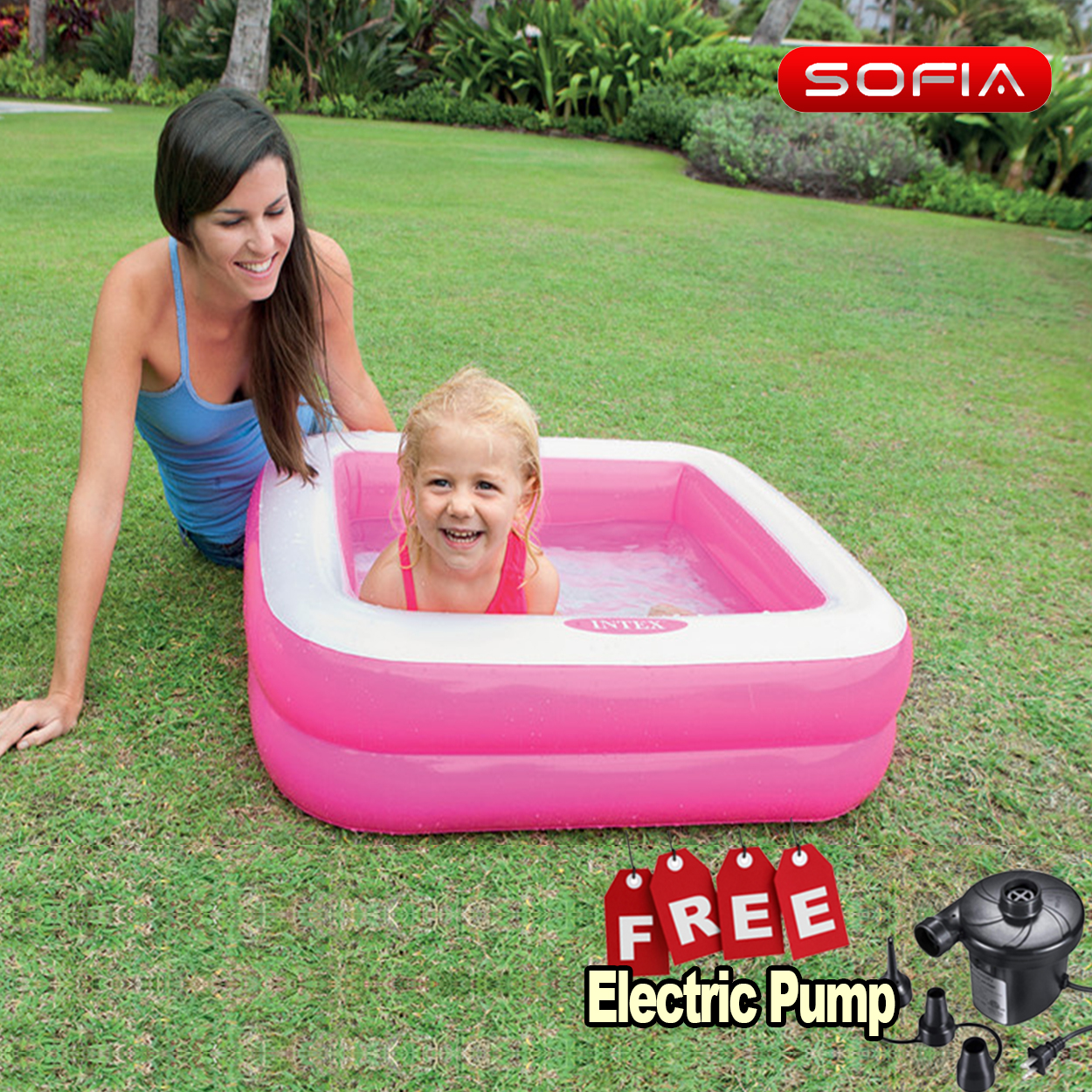 small rubber pool