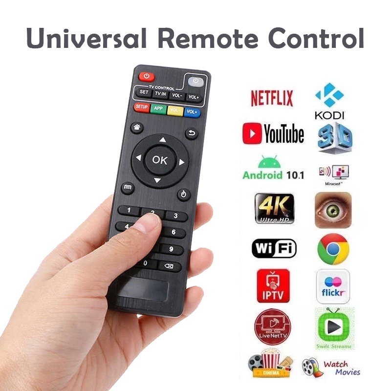 TRANYOO Universal Remote Control Android TV Box Accessory for MXQ MXQ