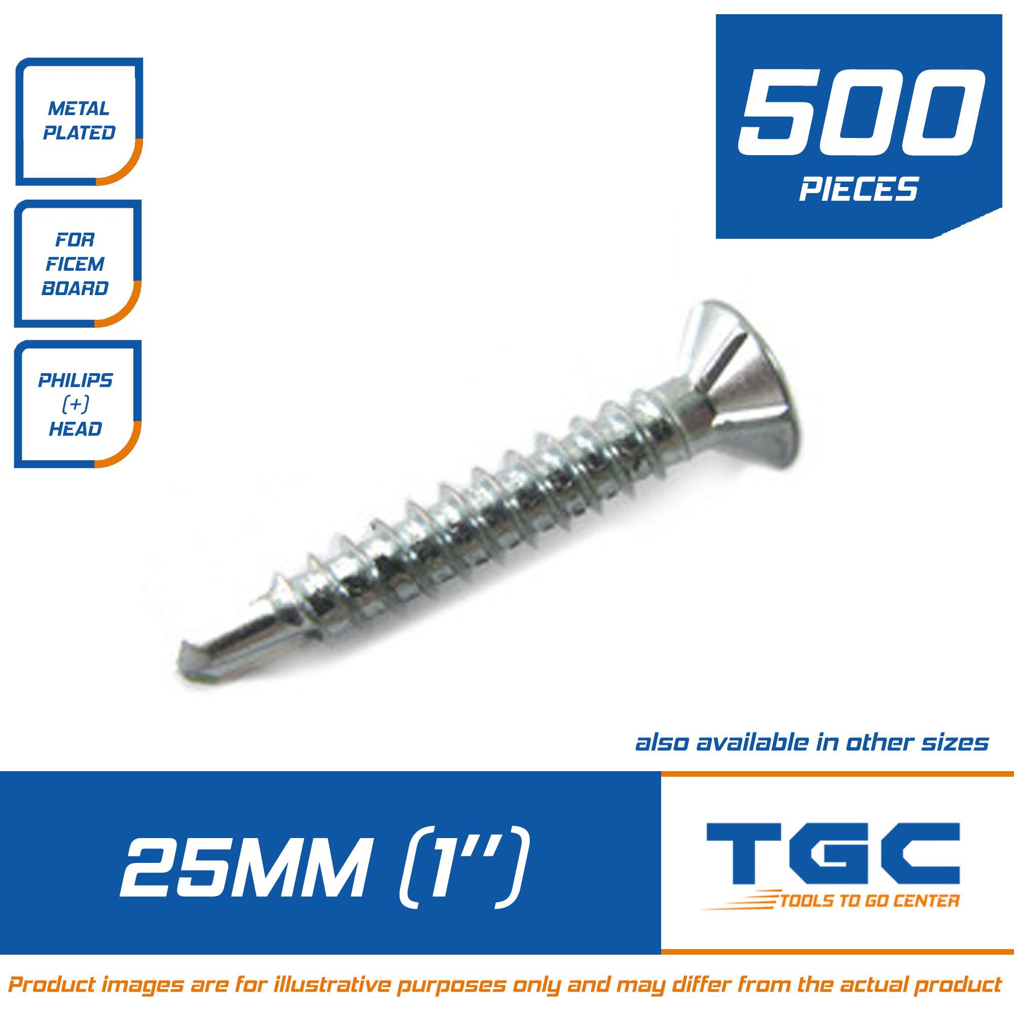 500 PCS Window Screw 1 inch ( 25 mm ) Self Drilling also called