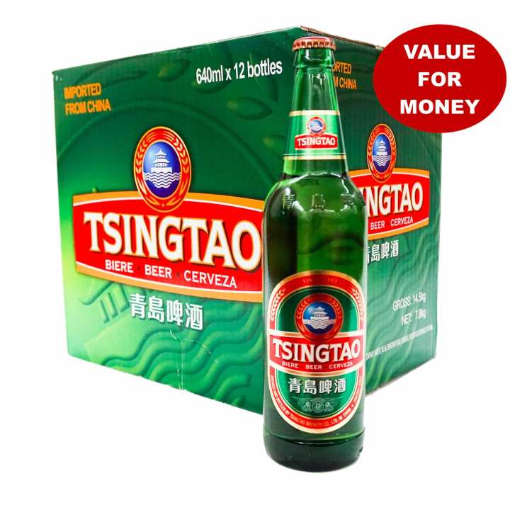 12 Bottles Tsingtao Beer 640ml Value For Money Green Only ₱015