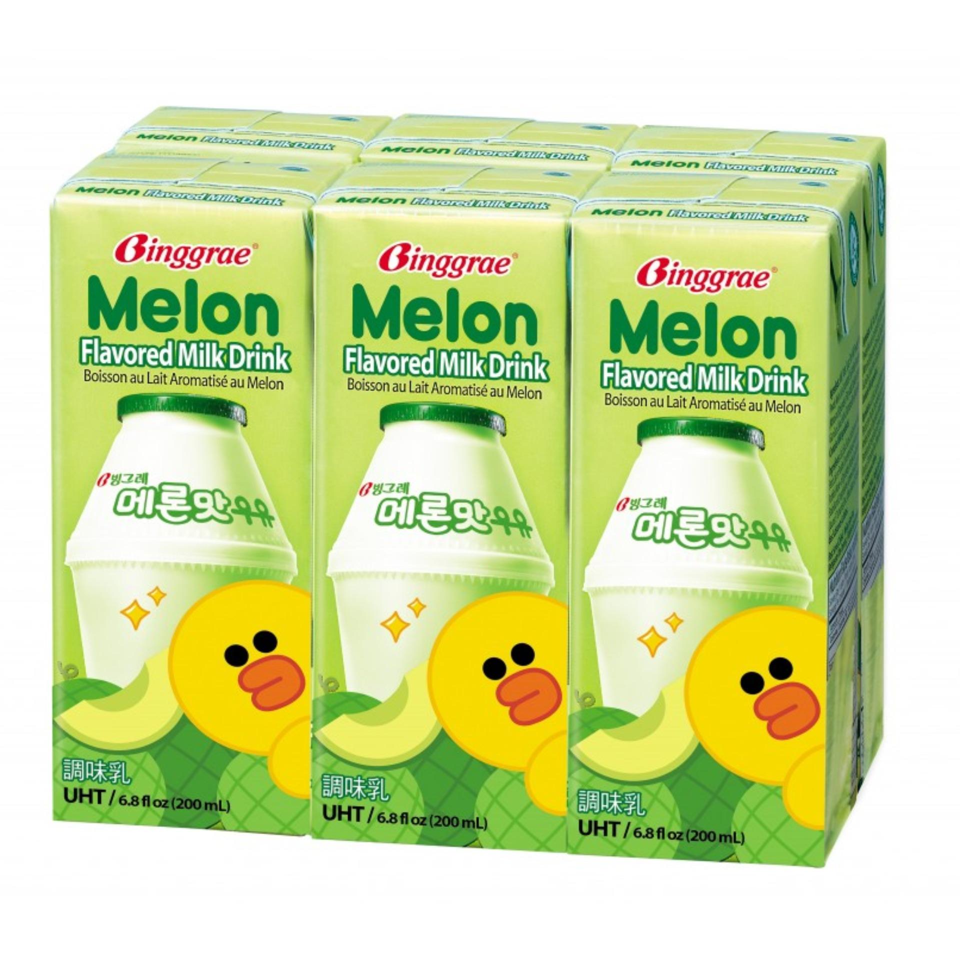 Binggrae Korean Melon Flavored Milk Drink 6X200ml Lazada PH