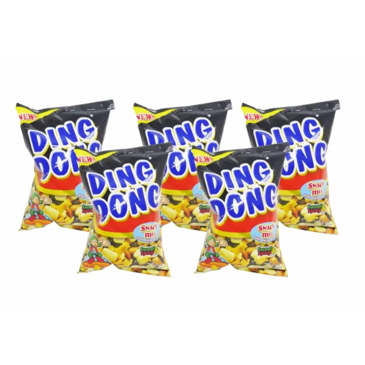 Black Dingdong Snack Mix W Chips Curls Sweet Spicy 100g W41 5 S Lp Lazada Ph