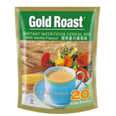 Gold Roast Instant Nutritious Cereal Mix Vanilla Flavor (20 sachets)
