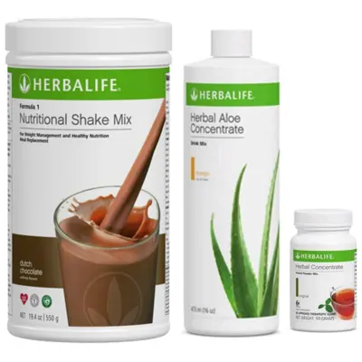 Herbalife Meal Replacement (Choco Shake, Aloe Mango & Tea 50g)